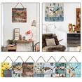 thumbnail image 2 of "10-Inch Square Nordic European Creative Vintage Wall Clock - Creative Retro Design Decorative For Living Room Home Office Decoration - Ideal For Bedroom Dining Room Home Interior, 2 of 3