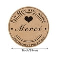 thumbnail image 5 of 500pcs/roll French Vintage Kraft Paper Stickers Scrapbook Gift Stationery Label Stickers Handmade With Love Thank You Sticker, 5 of 7