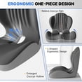 thumbnail image 5 of Seat Cushion for Office Chair and Car,Lumbar Support Pillow for Back & Tailbone Pain Relief, Tailbone Pressure Relief Coccyx Pad for Office Chair, Car,Wheelchair,Home, 5 of 11