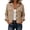 46#Beige, variant on Women's Fashion Corduroy Cropped Shacket Button Down Solid Color Corduroy Crop Jacket Fall Winter Warm Coat White M