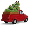 thumbnail image 2 of Milltown Merchants Ceramic Lighted Christmas Tree and Truck (11"), 2 of 5