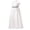 White, variant on Aislor Kids Lace Flower Girls Dress Sequins Halter Chiffon Dress Long Maxi Junior Bridesmaid