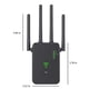 thumbnail image 3 of Pisexur Electrónica para Hombres Extensor WiFi Amplificador WiFi 300Mbps Extensor de Rango WiFi Router WiFi Dual Repetidor Para Hogar 2.4GHz Electrónica para Niños, Organizador de Electrónica, 3 of 3