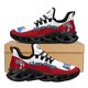 thumbnail image 1 of Zapatillas deportivas con diseño personalizado "I Love Congo" para mujer, primavera y otoño, con punta redonda y amortiguación., 1 of 6