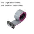 thumbnail image 4 of Cable plano de cinta IDC con conector FC/FC tipo A, 16 pines, paso de 2.54mm, longitud de 50cm, 4 of 5