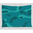 thumbnail image 1 of Nautical Tapestry, Doodle Style School of Fish in Abstract Ocean Aquarium Animals Simplistic Design, Wall Hanging for Bedroom Living Room Dorm Decor, 60W X 40L Inches, Multicolor, by Ambesonne, 1 of 2