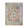 thumbnail image 2 of HomeRoots 555350 9 x 13 ft. Rust Oriental Distressed Rectangle Area Rug with Fringe, 2 of 5