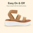 thumbnail image 4 of DREAM PAIRS Girls Flatform Wedge Open Toe platform Summer Sandals with Buckle Ankle Strap for Little Kid/Big Kid, 4 of 6