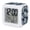 Charcoal, White, Gray, variant on Dusty Blue Coastal Starfish Digital Alarm Clock for Bedrooms,Smart LED Alarm Clock with 7 Color Changing Night Light,Ocean Sea Shells Nautical Marine Silent Wake Up Clocks for Sleep Study 3.2"x3.2"