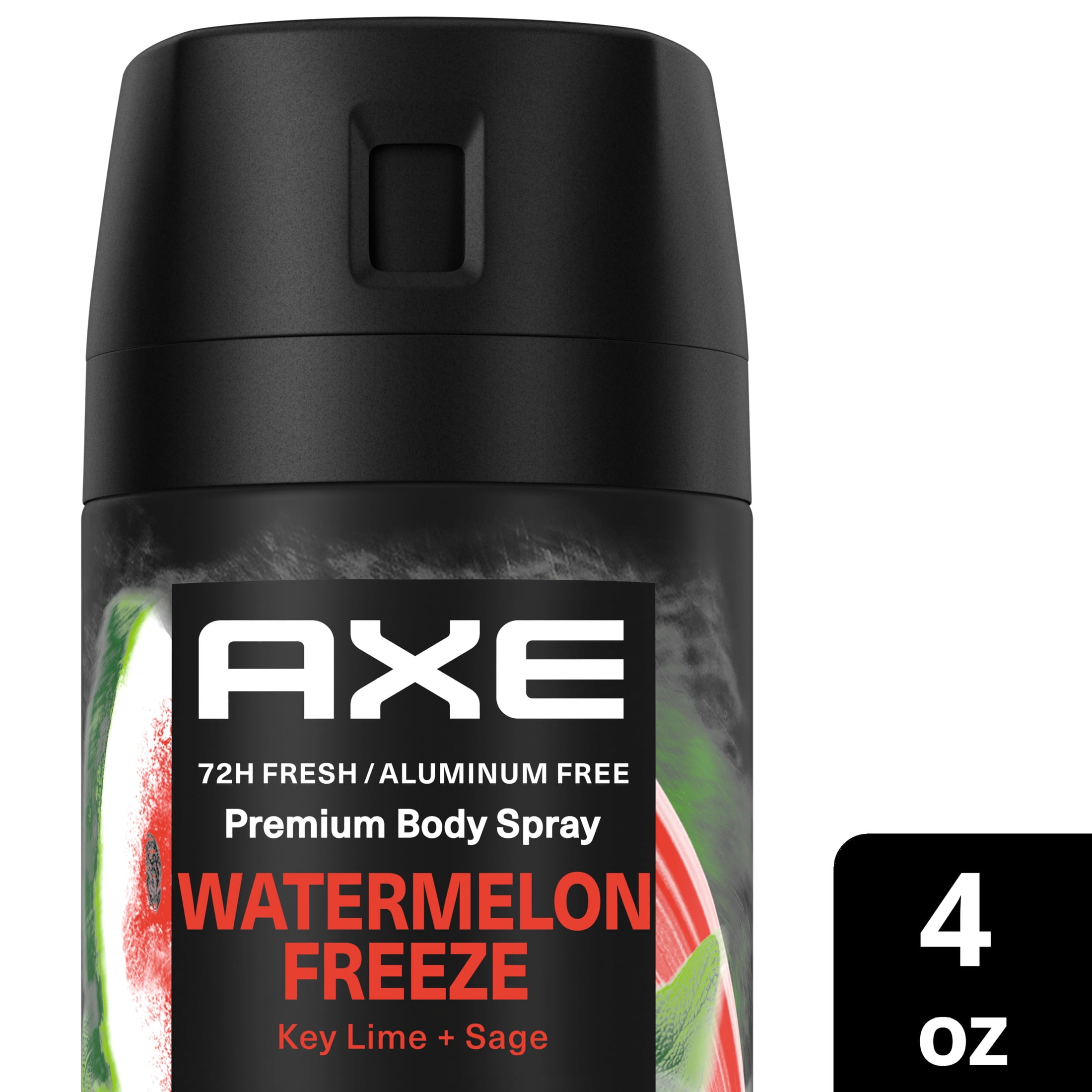 AXE Deodorant Body Spray Fine Fragrance Watermelon Freeze Aluminum Free ,4.0 oz 1
