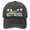 Black, variant on Sun Hats for Women Unisex Gulf Of Mexico Palm Tree Print Denim Baseball Cap Black One Size