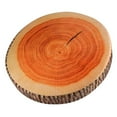thumbnail image 2 of Decorative Round Throw Pillow, 15.75 Inch Stump Circle Seating Floor Cushion 3D Tree Wood Slice Chair Seat Cushion Ginkgo Tree Ring Pillow Stump Cushion for Home, Bedroom, Office Decor, 2 of 7
