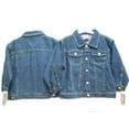thumbnail image 1 of Children's Sizes 2/3/4/5/6/7 Cotton Denim Western Snap Buttons Jackets. * 2 Units Pack *, 1 of 1
