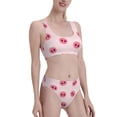 thumbnail image 2 of Kdxio Cute Pig Nose for Womens High Waisted Bikini Top Sports Style Two Piece Bathing Suits, 2 of 7