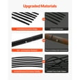 thumbnail image 3 of KFFKFF Freestanding Portable Baseball Batting Cage, HDPE Steel, 19.9×12.0×8.2 ft, 3 of 9