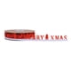 thumbnail image 1 of Cinta navideña decorativa de 10 yardas con diseño de ciervos y alfabeto creativo para envolver regalos. rojo blanco, 1 of 9