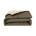 thumbnail image 2 of Modern Threads Down Alternative Reversible Comforter Stone & Champagne Twin, 2 of 19