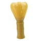 thumbnail image 3 of Batidor de matcha, cepillo tradicional japonés Chasen, portátil, de regalo, fácil de limpiar, reutilizable, accesorio para preparar té, licuadora de Amarillo, 3 of 8