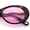 Tortoise - Pink, variant on Womens Unique Wavy Crooked Arm Mod Oval Plastic Sunglasses Beige - Brown