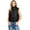 Black-75, variant on Love Tree Women's Juniors Faux Leather Quilted  Puffer Vest  (Black-75, Small)