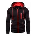 thumbnail image 1 of Sudadera Chamarra Con Capucha Moda Casual Afelpada Mjack M, 1 of 7