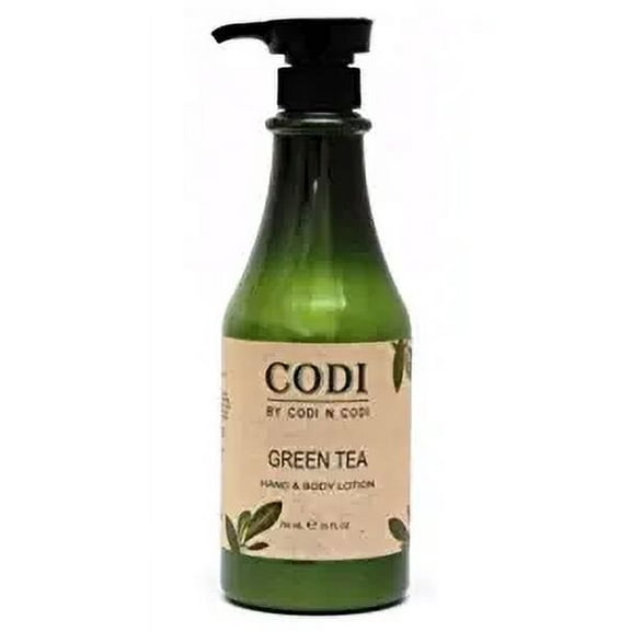 Codi Green Tea Hand & Body Lotion 750ml/25oz (pack of 2)