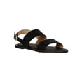 thumbnail image 1 of Women Metallic/Leatherette Double Band Slingback Flat Sandals 18390, 1 of 6