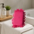 thumbnail image 5 of ZOURIH 2 Pieces Microfiber Shag Whiteboard Eraser Shag Washable Dry Eraser Board Eraser for Chalk, Classroom Teacher Supplies, Home and office,Hot Pink, 5 of 5