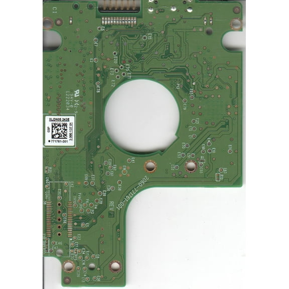 WD5000BMVW-11AMCS2, 771761-301 03P, WD USB 2.5 PCB