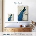 thumbnail image 4 of Elephant Stock Peacock Blue I Wall Art - Vertical Canvas Wall Art - Lobby Wall Decor - Animal Canvas - Blue And Green Decor By Tim O'toole - 8" x 12", 4 of 8