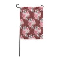 thumbnail image 1 of NUDECOR Colorful Flower Floral Pattern Roses Watercolor Abstract Garden Flag Decorative Flag House Banner 28x40 inch, 1 of 1