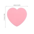 thumbnail image 4 of 4 libros almohadillas de masaje adhesivas almohadillas de notas de corazón almohadillas de notas portátiles para uso en la oficina, 4 of 6