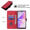 thumbnail image 3 of Compatible with OnePlus Nord N300 Classic Embossed PU Leather Case with Card Holder Shockproof Cover, 3 of 5