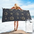 thumbnail image 1 of ZICANCN Microfiber Beach Towels, Cartoon Galaxy Suns Stars Moons Quick Dry Bath Towels 31.5"x63" Inch Oversized for Adults Men Women, 1 of 9