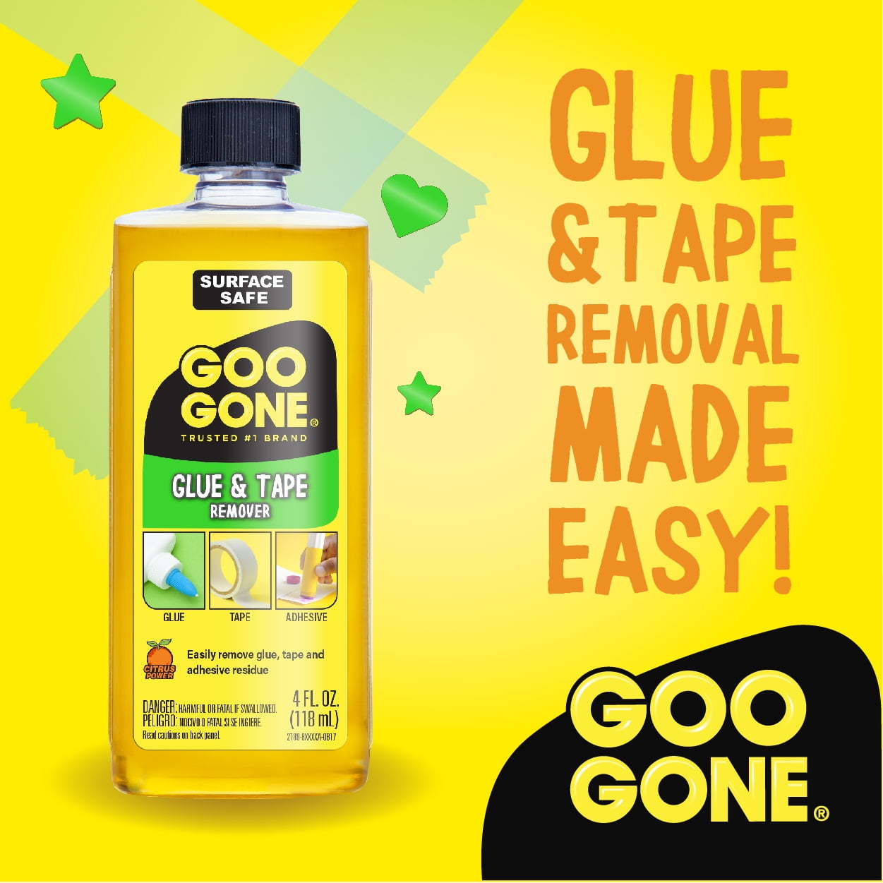 Goo Gone 4 Oz. Adhesive Remover - Dazey's Supply