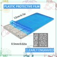 thumbnail image 2 of Placa de estampado de uñas con 45 diseños de frutas, 3 plantillas para uñas con diseños de piña y fresa, placa de acero inoxidable para estampar uñas., 2 of 7