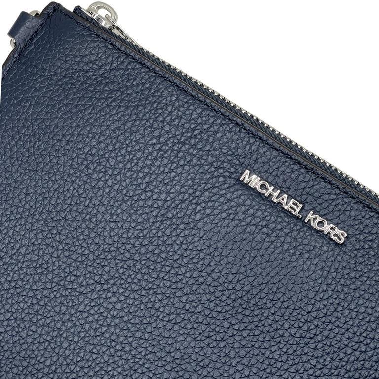 Michael Kors Women's Jet Set Travel Large Top Zip Pebbled Leather