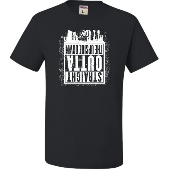 Adult Straight Outta The Upside Down T-Shirt