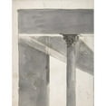 thumbnail image 3 of Francesco Guardi 20x24 Black Modern Framed Museum Art Print Titled - Fragment of a Larger Drawing Representing Part of a Column and a Cornice (1712-1835), 3 of 5