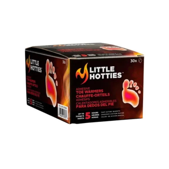 30 Pairs Little Hotties Toe Warmers - Adhesive Foot Warmers for Cold Weather