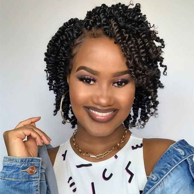 Cabello Bohobabe de ganchillo Passion Twists, 8 paquetes de 20 cm 1B