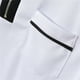 thumbnail image 5 of Camisa de manga corta con cuello con cremallera para hombre - Estampado degradado, poliéster - Prenda informal para el trabajo, verano - Tallas S-XXXL, 5 of 7