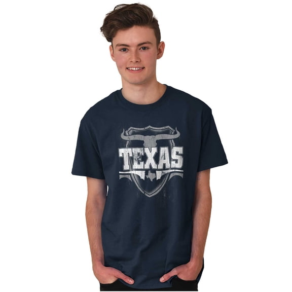 Texas TX Pride Gameday Spirit Cool Men's Graphic T Shirt Tees Brisco Brands X