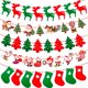 thumbnail image 2 of Christmas Banner Garland Merry Christmas Decoration for Home 2024 Navidad Noel 2024 Christmas Ornaments Xmas Decor New Year 2025, 2 of 5
