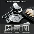 thumbnail image 4 of 3Pcs Dumpling Maker Dumpling Mould Dough Press Stainless Steel for Pie Dumpling Ravioli Pot Sticker Kitchen Supplies, 4 of 6