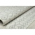 thumbnail image 6 of Mason Brooks Ryder KN50A Pearl Drops Moroccan Tribal White Area Rug, 8'3"X10'0", 6 of 9