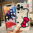 thumbnail image 3 of Clear Phone Case For iPhone Apple 14 12 13 Mini 11 Pro SE 8 7 6 6S Plus X XR XS Max SE Case Funda Shell Cartoon Hello Kitty Cat, 3 of 5
