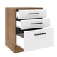 thumbnail image 3 of Mueble de Cocina Madesa Agata 60 cm 3 Cajones Marrón/Blanco, 3 of 6