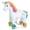 Rainbow, variant on PonyCycle Ride on Unicorn Toys Rocking Walking Horse Unicorn Toy for Kids 4-7 Size 4 Riding Unicorn with Wheels No Electricity Giddy up Pony Plush Toy Walking Animals X42