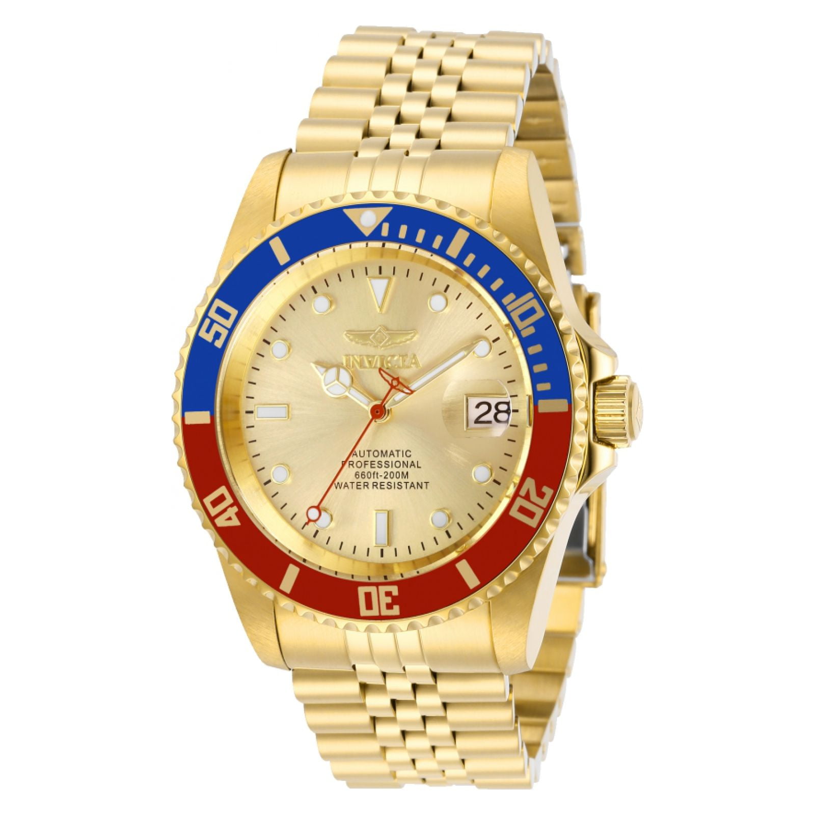 Invicta Men's Pro Diver Gold Dial Watch - 29183